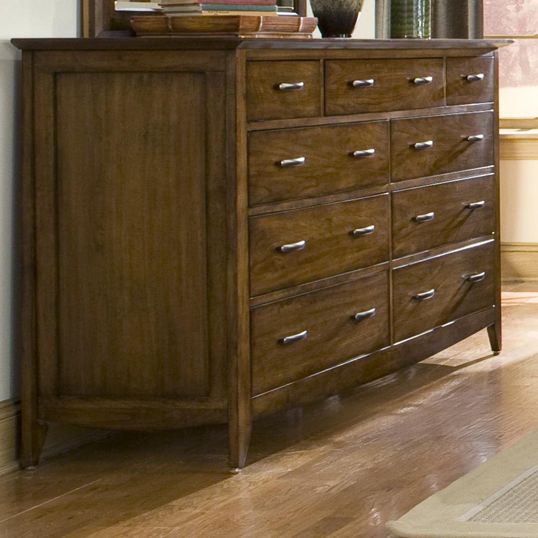 Linwood Furniture Baisley Park Dresser w/ 9 Drawers and Jewelry Tray